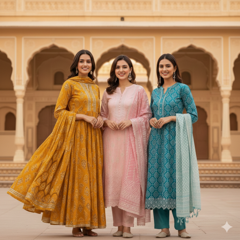 Kurta Set With Dupatta